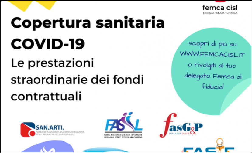 Copertura sanitaria per Covid19: le prestazioni straordinarie dei fondi contrattuali