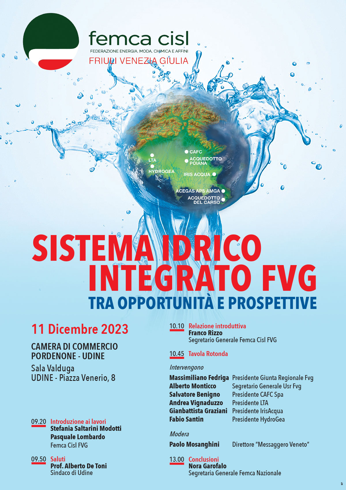 Sistema Idrico Integrato FVG – Tra opportunità e prospettive